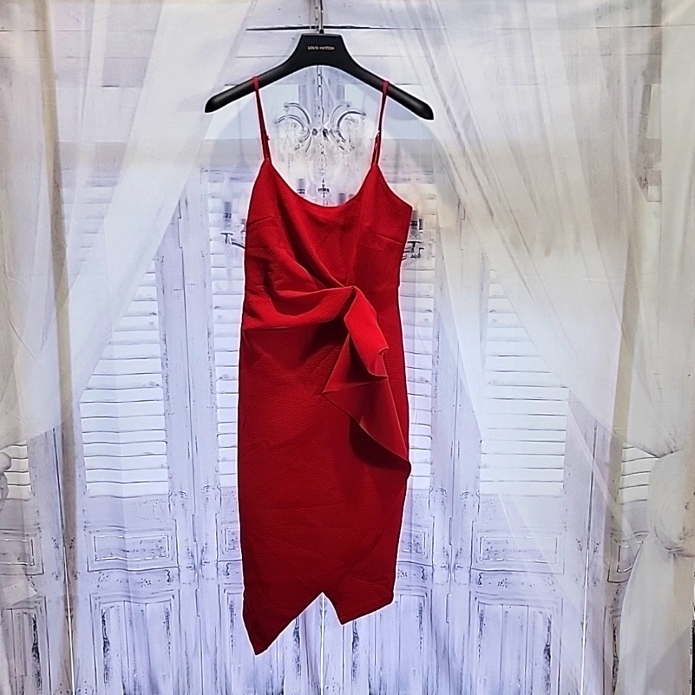 Hello Molly Medium Red Dress - Picture 1 of 5